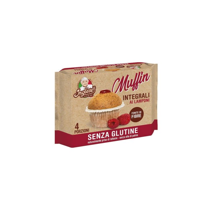 Vollkorn-Himbeer-Muffins ohne Zuckerzusatz Englisch 4x40g PROMO