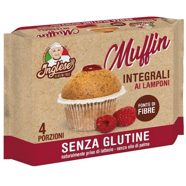 Vollkorn-Himbeer-Muffins ohne Zuckerzusatz Englisch 4x40g PROMO