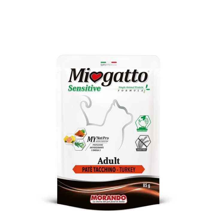 Adult Mini Sensitive Patè Truthahn MioGatto Morando 400g