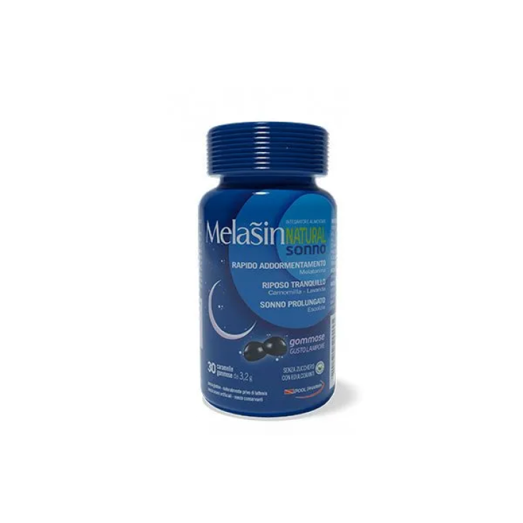 Melasin Natural Sleep 1mg Pool Pharma 30 Gummitabletten