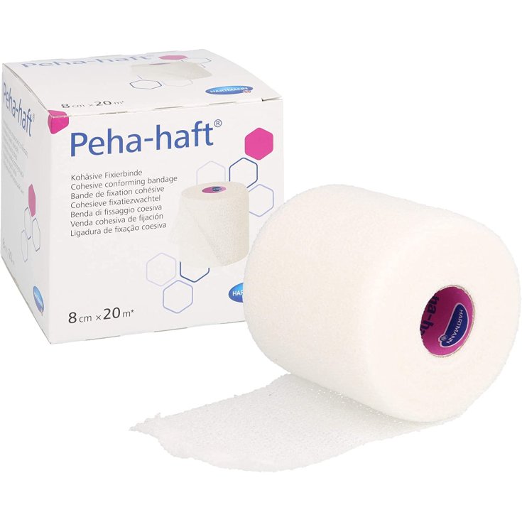 Peha-Haft® Bandage 8cmx20m HARTMANN SCHALTBAR