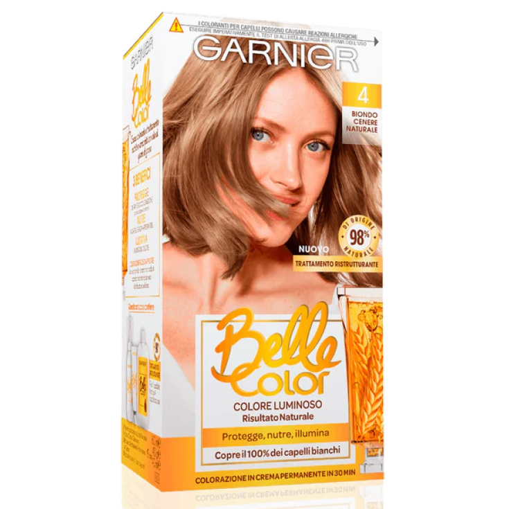 Belle Natürliches Aschblond Farbe 4 Garnier 1 Kit