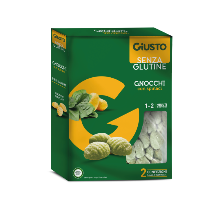 GIUSTO GLUTENFREIE GNOCCHI MIT SPINAT 500G