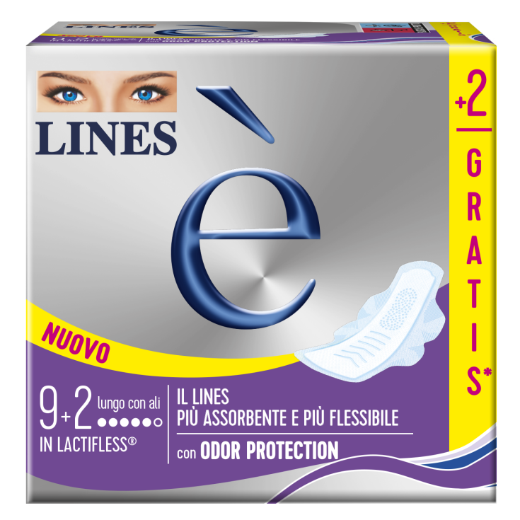 Long Lactifless Absorbent mit Ali Lines ist 9 + 2 Stück