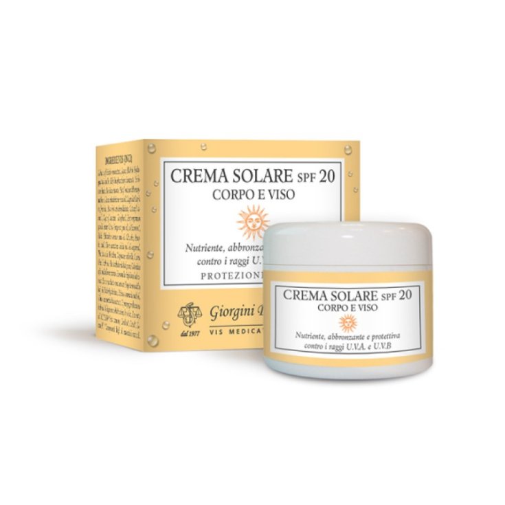 Sonnencreme SPF20 Körper und Gesicht Dr. Giorgini 100ml