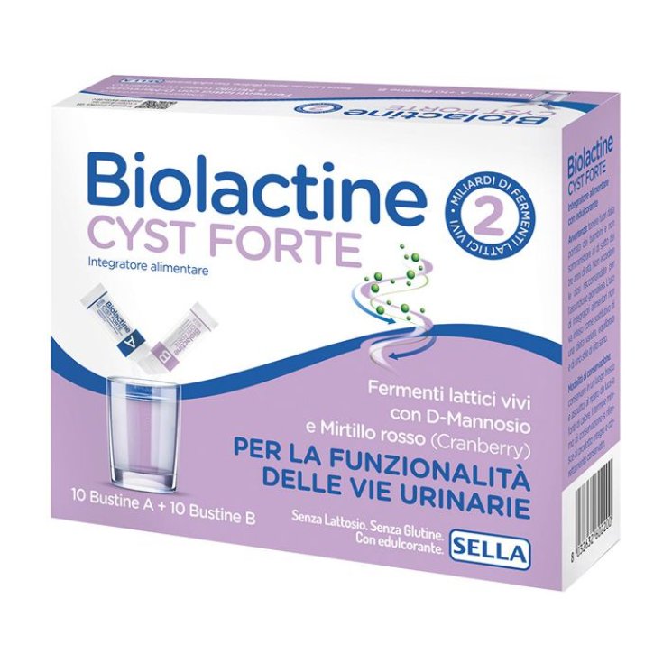 Biolactine Cyst Forte Saddle 10 Sachets A + 10 Sachets B