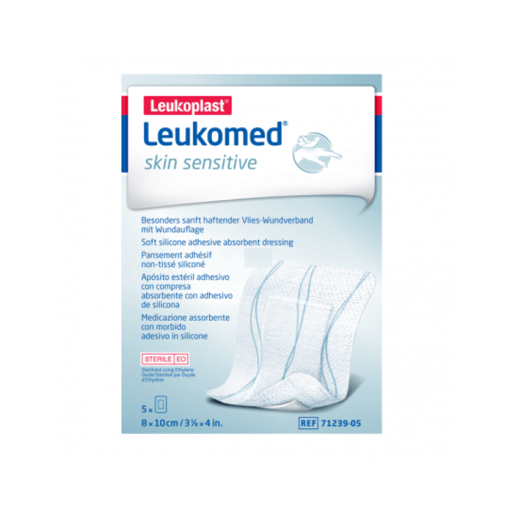 Leukomed Skin Sensitive 8x10cm Leukoplast 5 Verbände