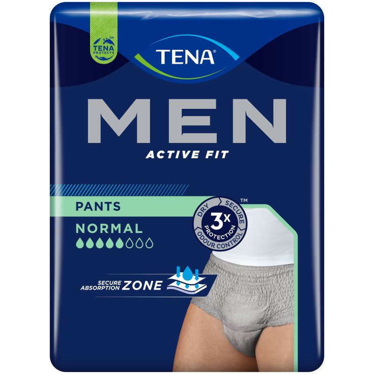 TENA HERREN ACTIVE FIT GREV S / M