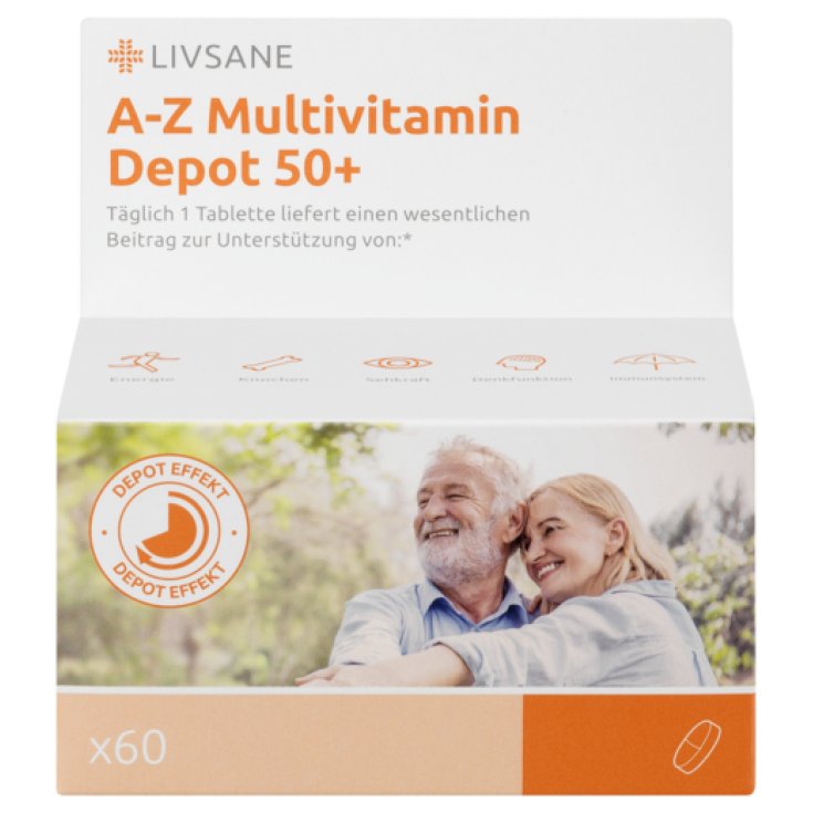 LIVSANE AZ MULTIVIT 50+ R60CPR