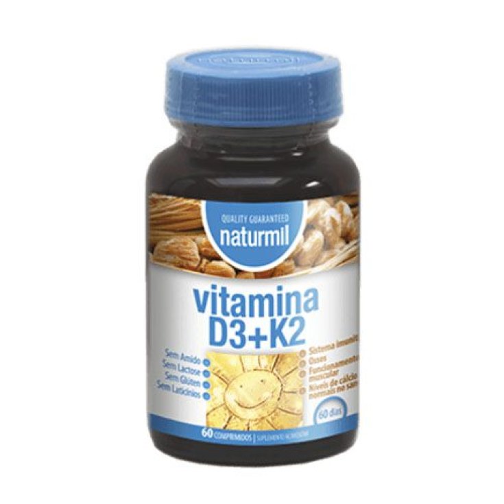 NATURMIL VITAMIN D3+K2 60TABS