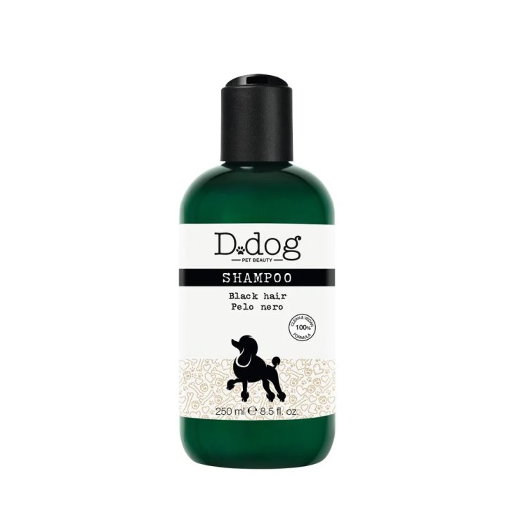 D HUNDES SCHWARZES FELLSHAMPOO 250ML