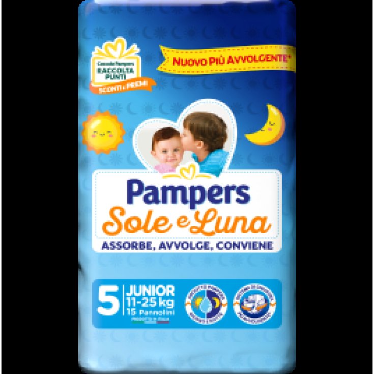 PAMPERS SUN&MOON JUNIOR 15STK