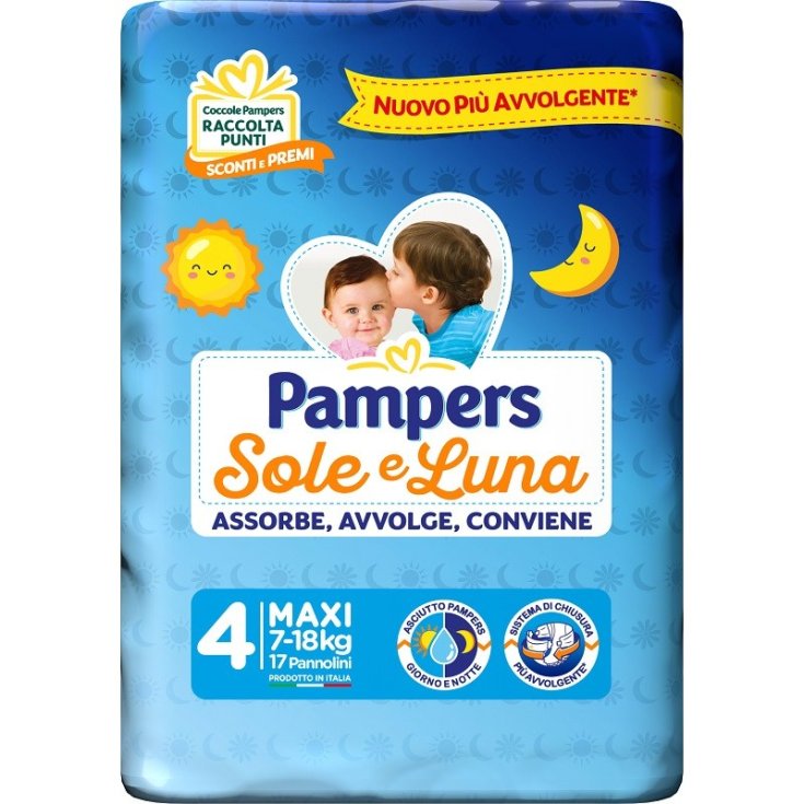 PAMPERS SUN&MOND MAXI 17STK