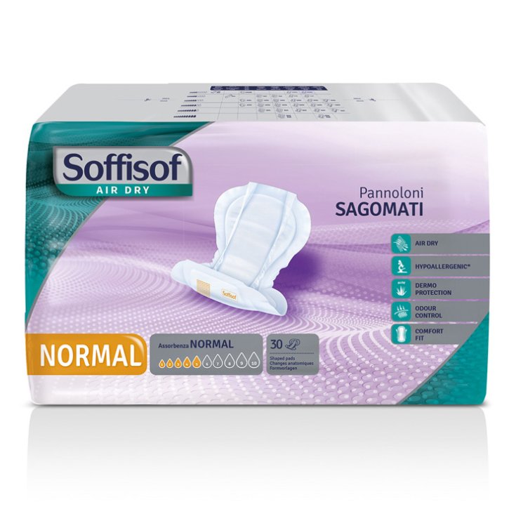 Geformte Windeln Normal Soffisof Air Dry 30 Stück