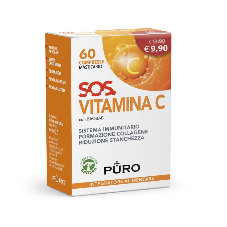 PURE SOS VITAMIN C 60CPR MAST