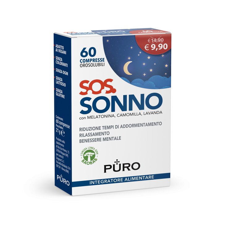 PURE SOS SCHLAF 60CPR OROSOLUB