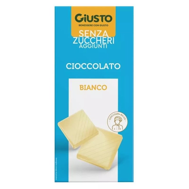 GIUSTO S/ZUCKER SCHOKOLADE WEISS 85G