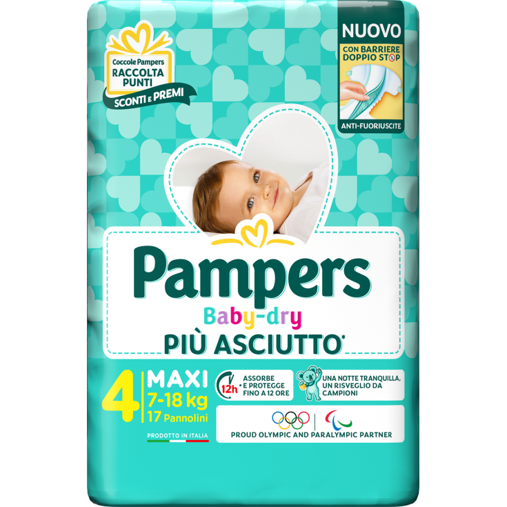 PAMPERS BD DOWNCOUNT MAXI 17ST
