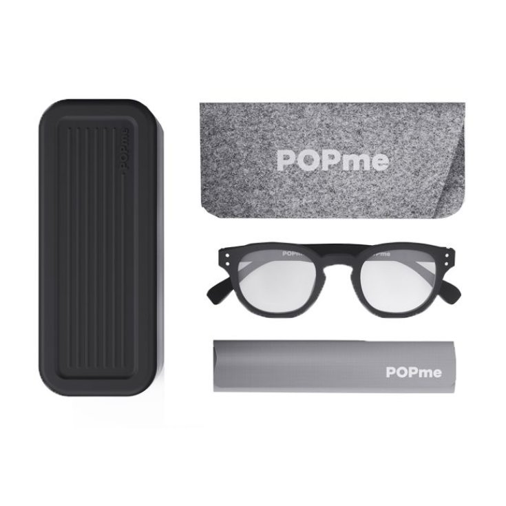 POPME GLÄSER SCHWARZLIKOR +2,5