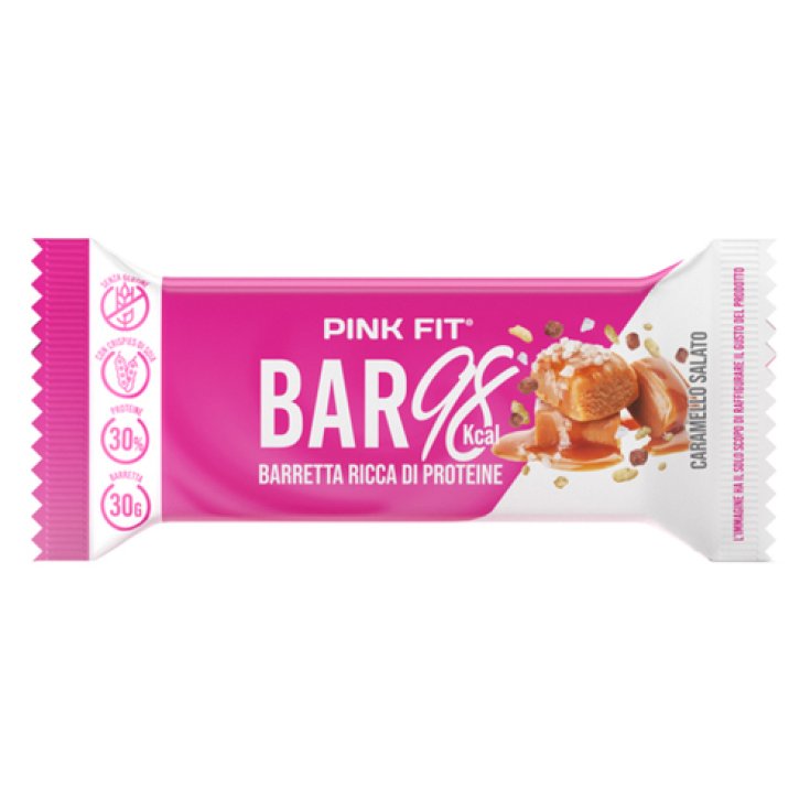 PINK FIT BAR 98 KARAMELLSALZ