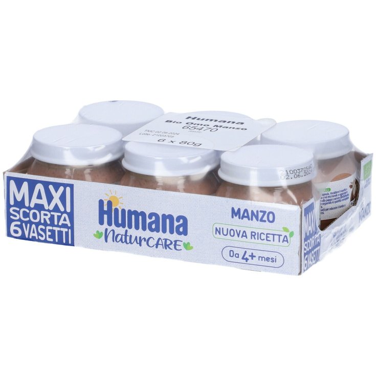 HUMANA OMOG BIO RINDFLEISCH 6X80G