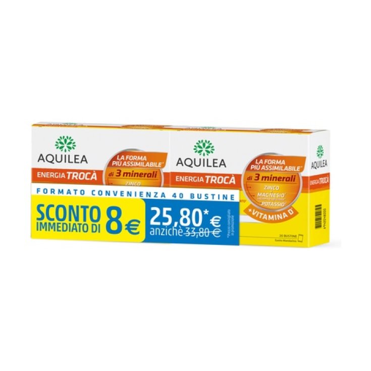 Trocà Energy + Vitamin D Aquilea 40 Bipack-Beutel