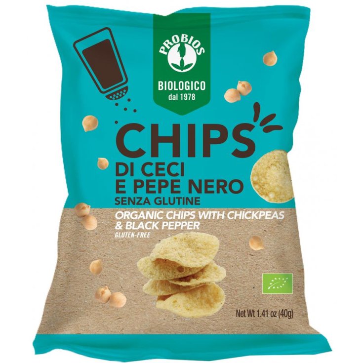 CHIPS AUS KICHERERBSEN UND SCHWARZEM PFEFFER 40G