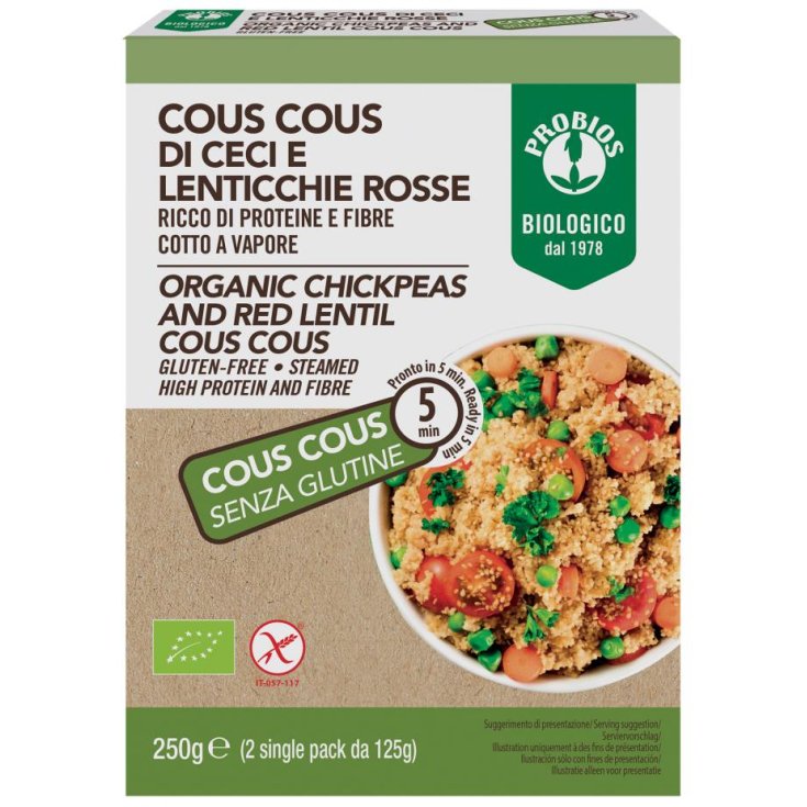 PROBIOS COUSCOUS 100 % HÜLSENFRÜCHTE