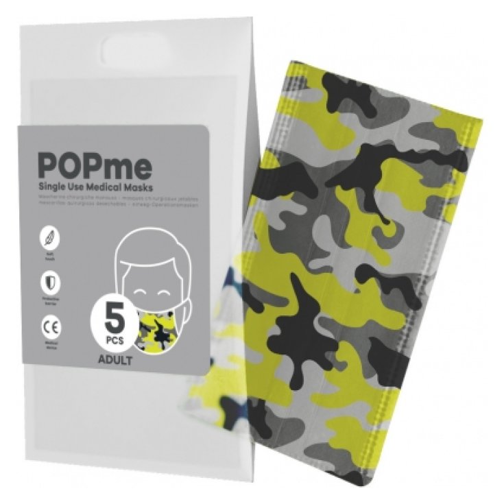 POPME MASKE CHIR CAMO 5STK