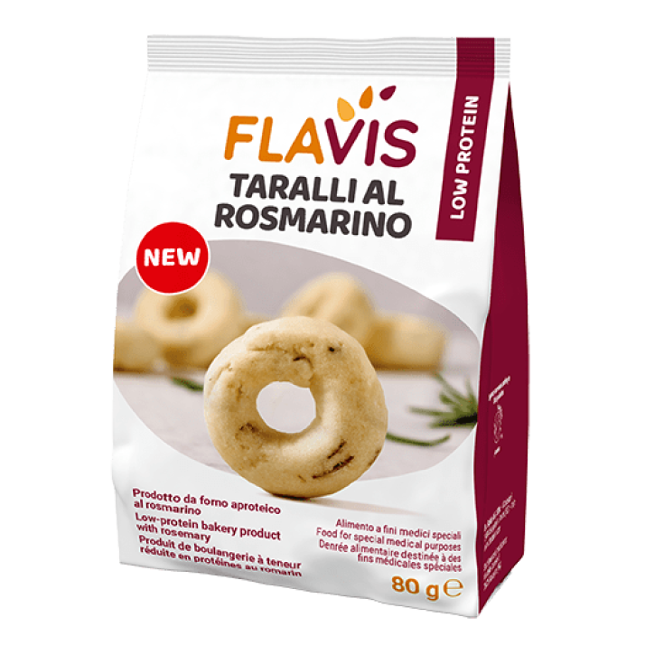 FLAVIS TARALLI ROSMARIN 80G