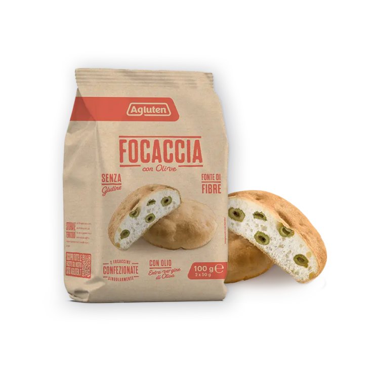 AGLUTEN FOCACCIA OLIVE 100G