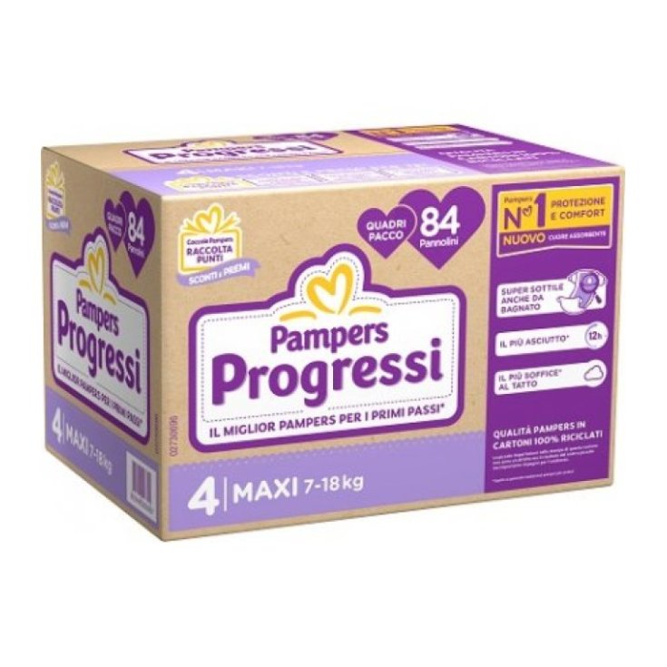 PAMPERS QU PROG MX 84ST