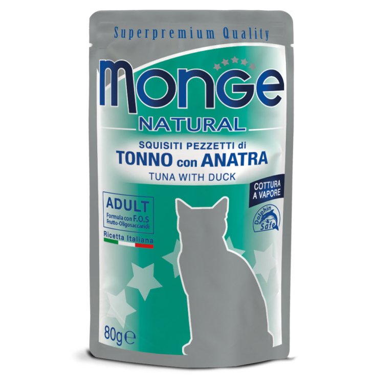 MONGE-THUNFISCH/ENTE-BEUTEL 80G
