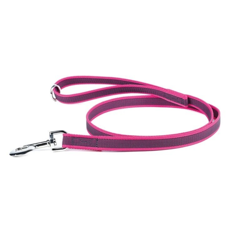 JULIUS K9 SUPERGRIP LEINE ROSA M 2X