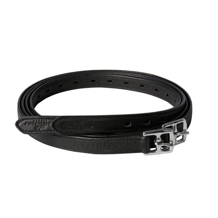 STAFFILI SCHWARZES LEDER, GRÖSSE 125CM