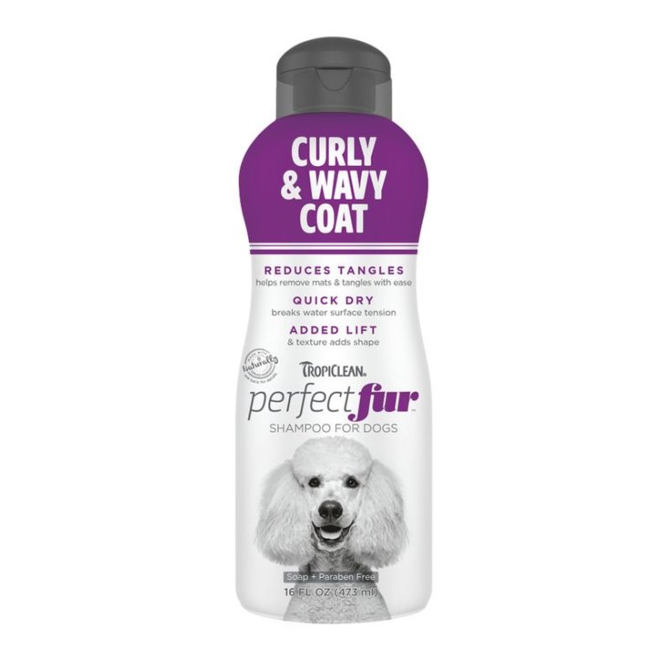 TROPICLEAN SHAMPOO CURLY&WAVEY COAT 473M