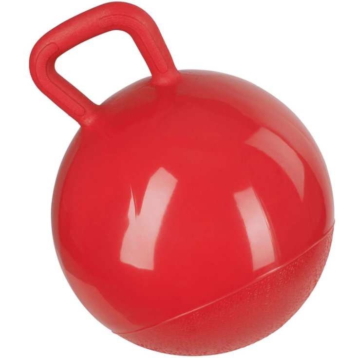 ROTER SPIELZEUGBALL FÜR PFERDE