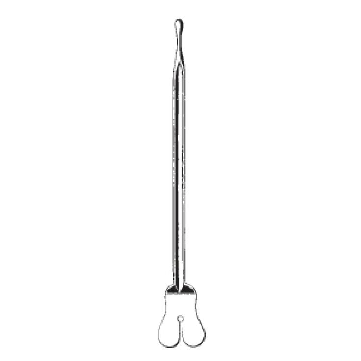 GERILLTE KNOPFSONDE 14 cm FOSCHI