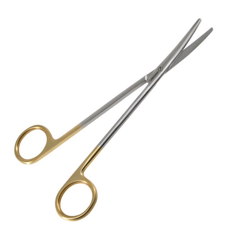 GEBOGENE METZENBAUM-SCHERE 16 cm - DUNKEL