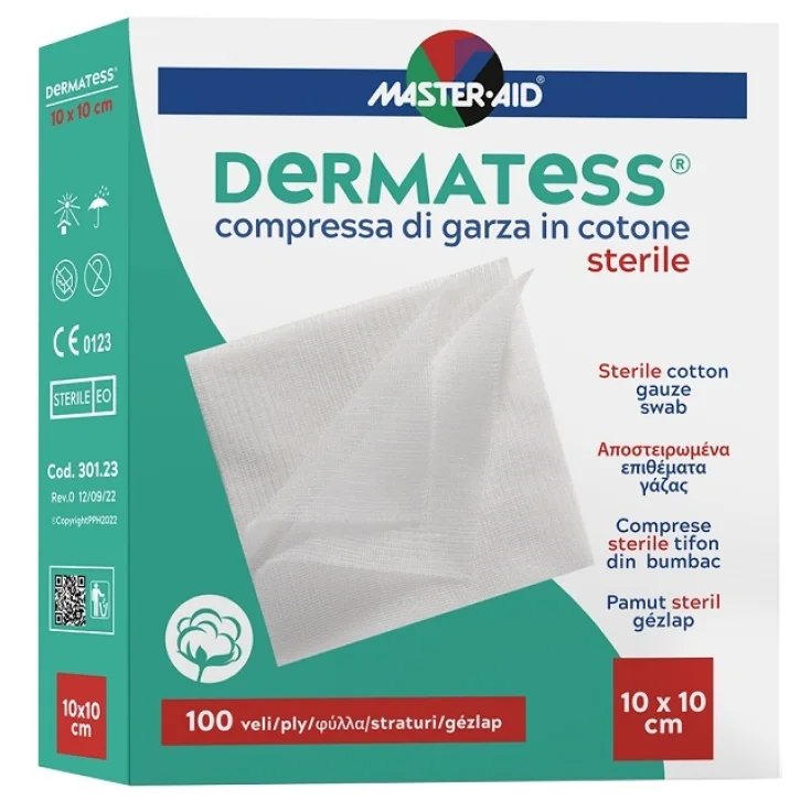 DERMATESS COT GAUZE 10X10 100V