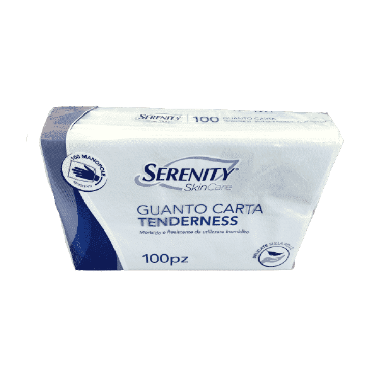 SERENITY SKINCARE PAPIERHANDSCHUH