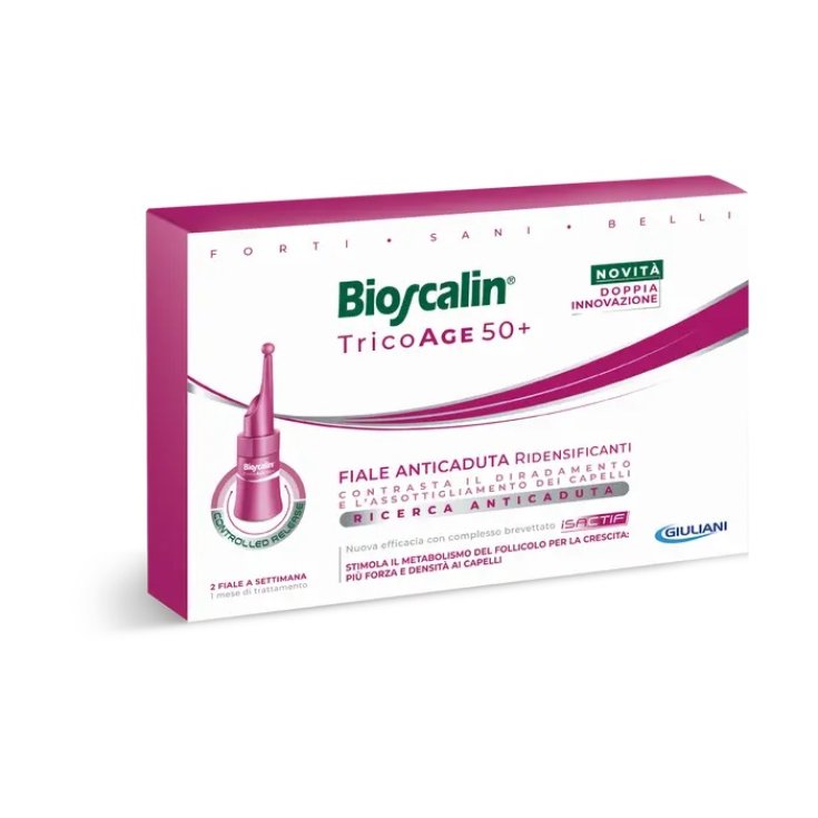 Bioscalin Tricoage 50+ Redensifying Anti-Haarausfall-Fläschchen 8 Fläschchen