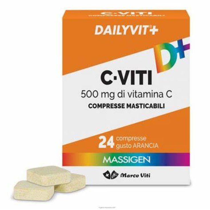 Dailyvit+ C•Viti 500 mg Massigen 24 Kautabletten