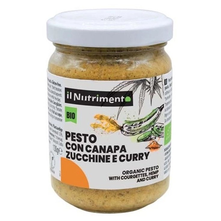 The Nourishment Pesto Hanf Zucchini und Curry 130g