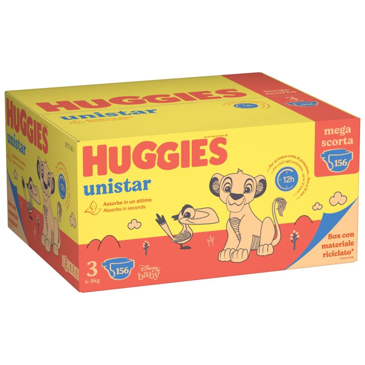 HUGGIES UNISTAR MEGA 3 156STK