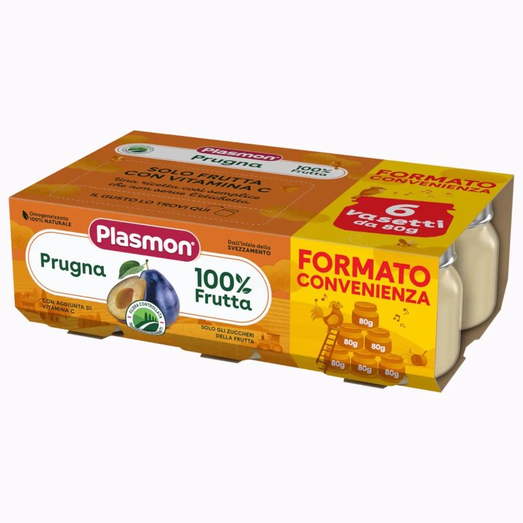 PLASMON OMOG PFLAUME 6X80G