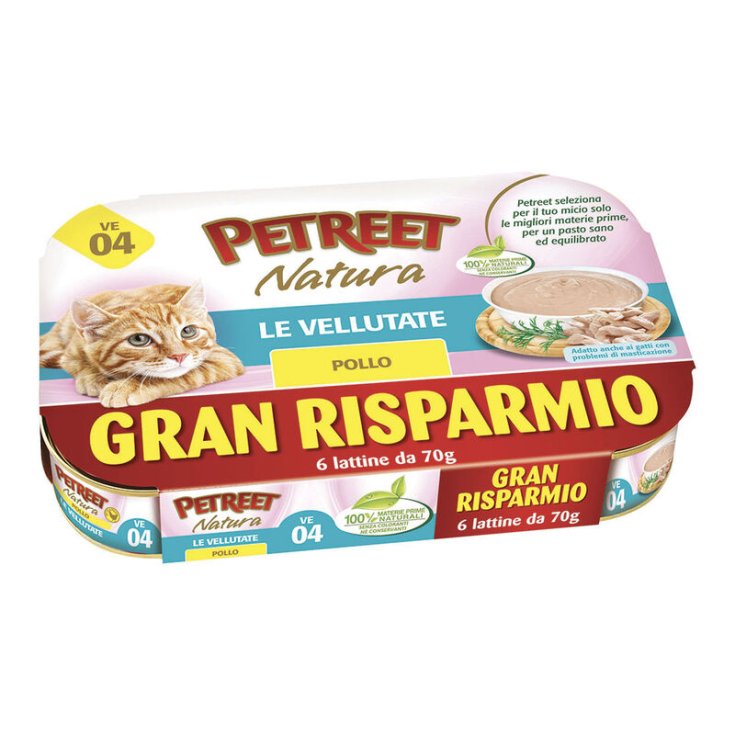 Petreet Natura Hühnercremes 6x70g