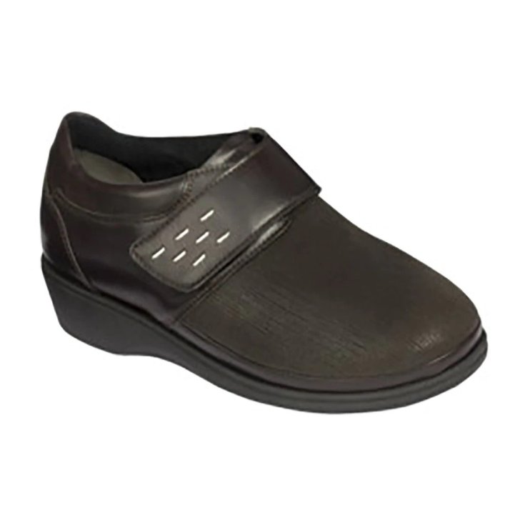 DELMA LEDER+EL W DK BRAUN 38