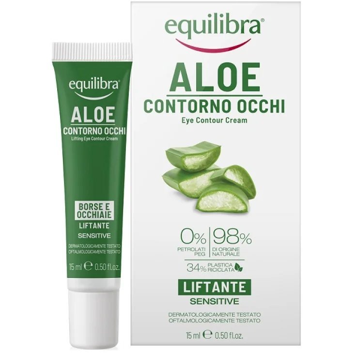 BALANCE VON ALOE-GESICHT UND AUGEN