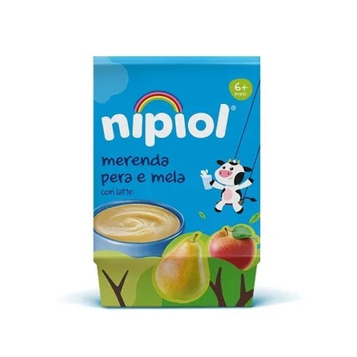 Merenda Pera e Mela Nipiol 2x100g